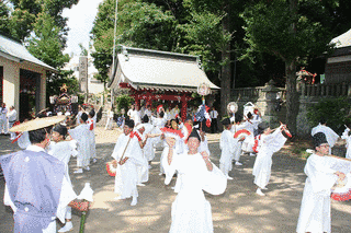 吉浜の鹿島踊りの画像