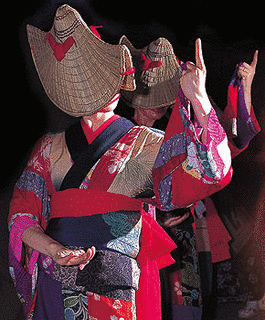 西馬音内の盆踊の画像