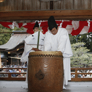 小國神社の田遊びの画像