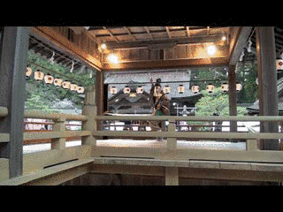 小国神社の舞楽の画像