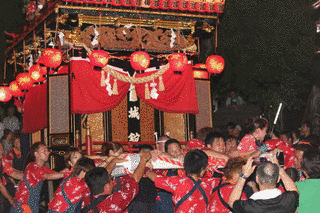 山名神社天王祭舞楽の画像