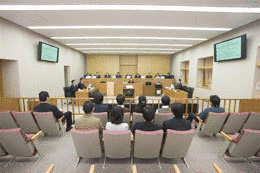 裁判員法廷の画像