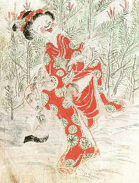 笑い女の画像