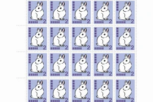 切手シートのイラスト