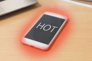発熱するスマホのイメージ画像