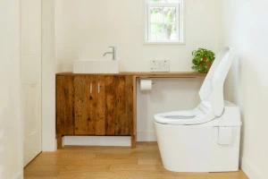 リフォーム後のきれいなトイレの写真