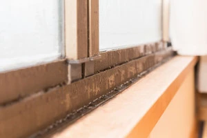 窓の結露の写真