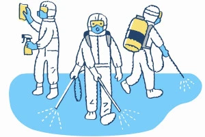 特殊清掃事業者の絵