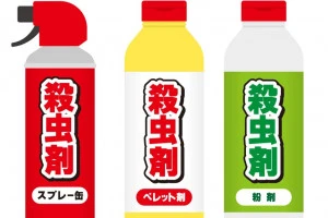 殺虫剤のイラスト