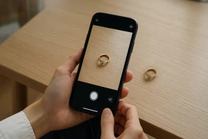 スマホで商品を撮影してLINE査定・オンライン査定に出品するイメージ写真