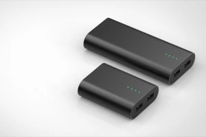 2種類のモバイルバッテリーの写真