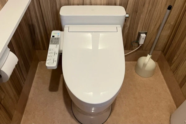 トイレを交換した様子