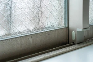 窓の結露の写真