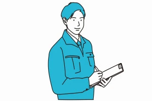 冷蔵庫の修理事業者の絵