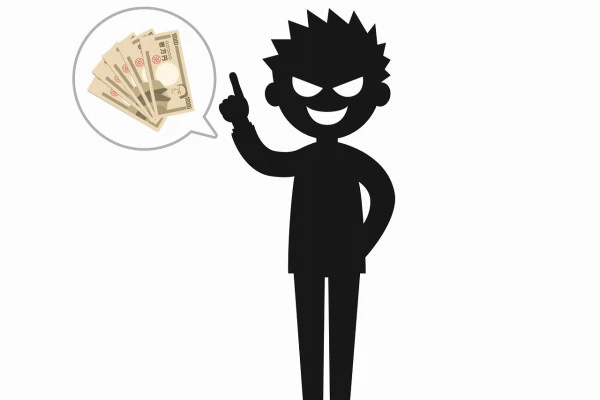 悪徳業者のイラスト
