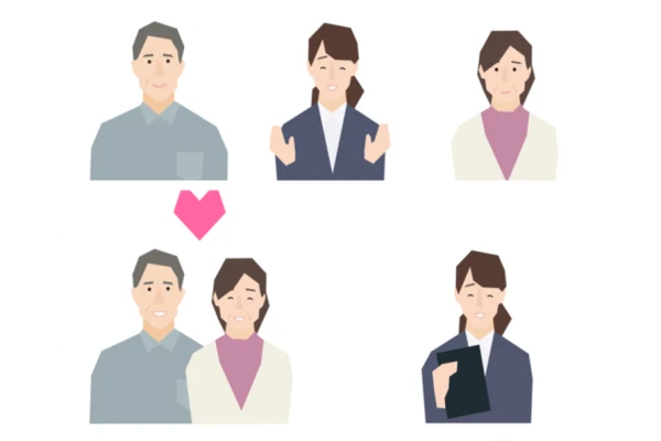 結婚相談所のイメージイラスト