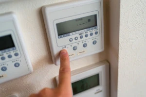 床暖房のリモコンの写真