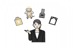 ペット葬儀社のイメージイラスト