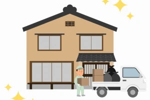 不用品回収業者のイラスト