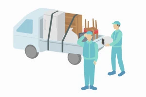 不用品回収事業者のイメージイラスト