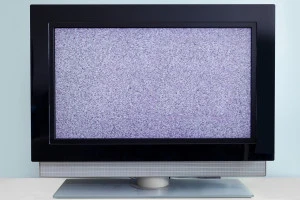 ノイズが入ったテレビの写真