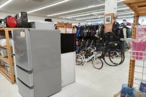 リサイクルショップの店内の様子