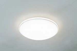 天井に設置されたシーリングライトの写真