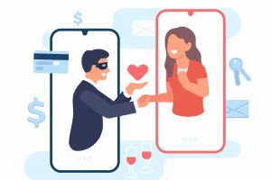 ロマンス詐欺のイメージ画像