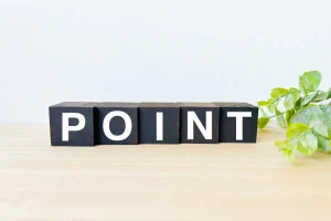 POINT ポイントの文字ブロックの画像