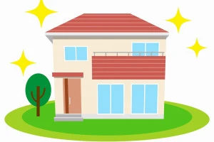 害虫が寄り付かない住宅の絵