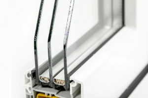 ペアガラスの断面の写真