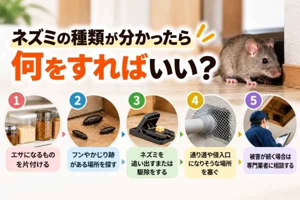 ネズミ対策を説明している画像