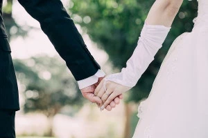 結婚式の写真