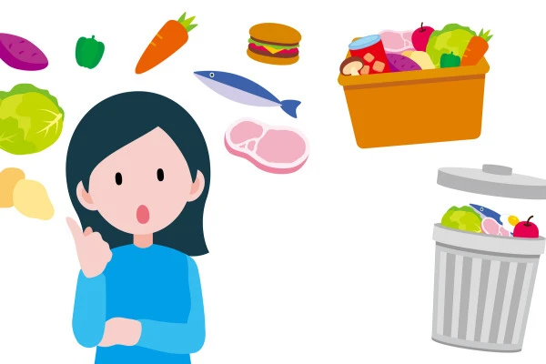 食品を収納してゴミをそのままにしない