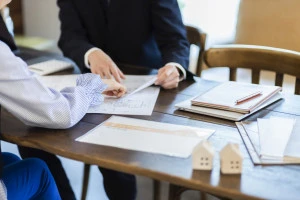 リフォームの打ち合わせの様子