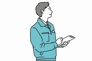 造園の専門事業者の絵