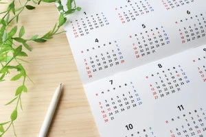 カレンダーの写真