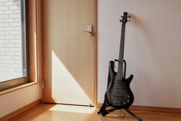 部屋に日差しが入っている画像