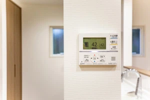 エコキュートのリモコンの写真