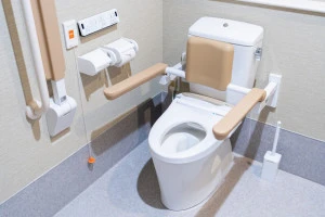 介護用のトイレの写真