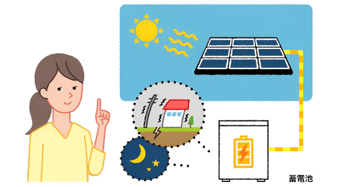 【災害時の停電対策】ソーラーパネルと蓄電池の併用で停電に備えよう!導入のメリットや設置費用について