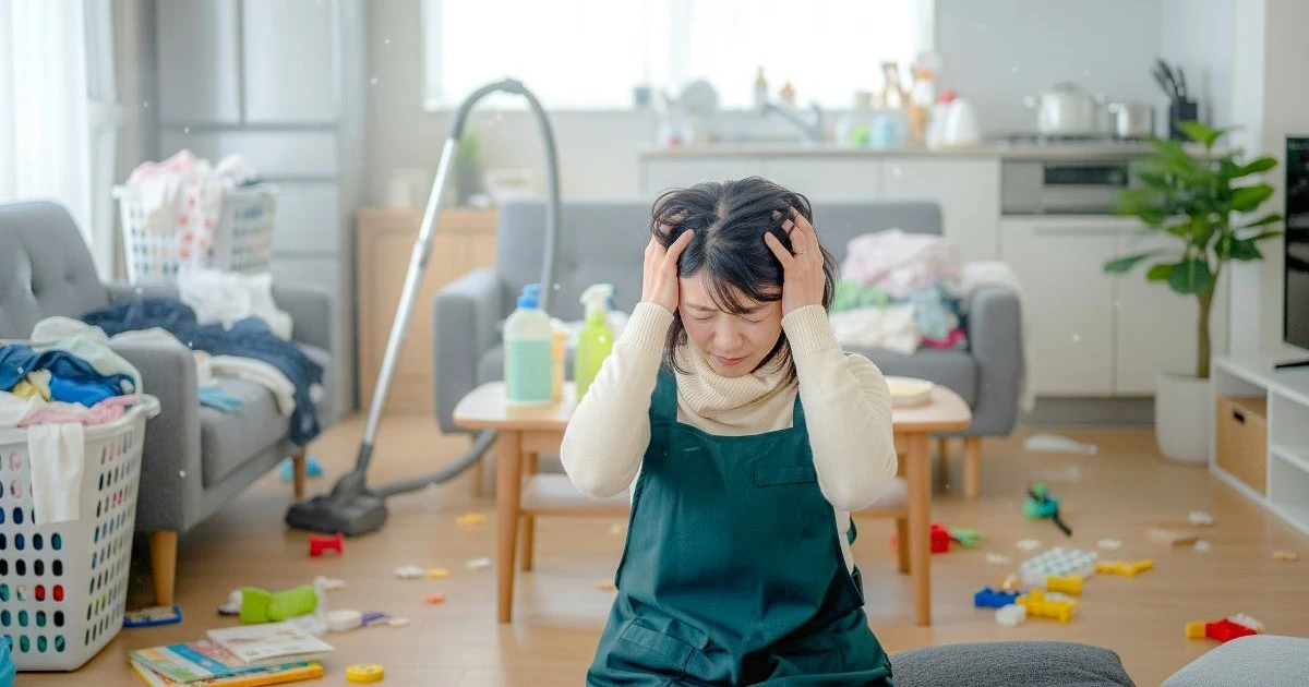 部屋が汚いと病気になる？健康への影響や片付けられない原因を解説