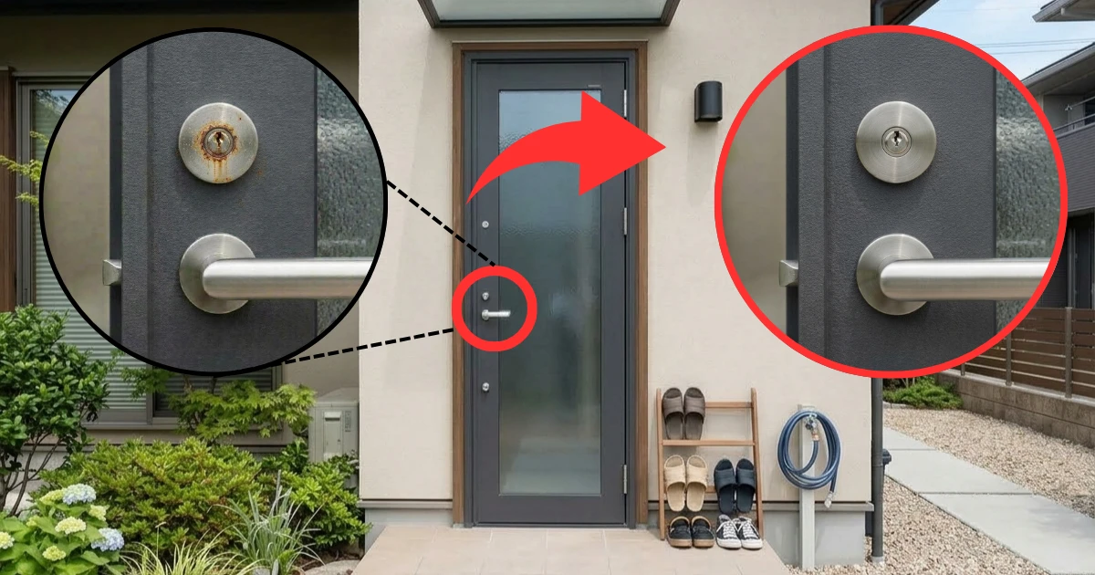 勝手口の鍵交換は自分でできる？交換方法・費用と鍵屋へ依頼する目安を解説