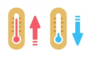 寒暖差のイメージイラスト