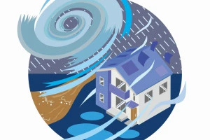 台風災害のイメージ画像