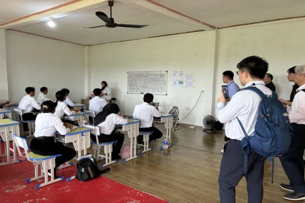 日本語の授業の様子