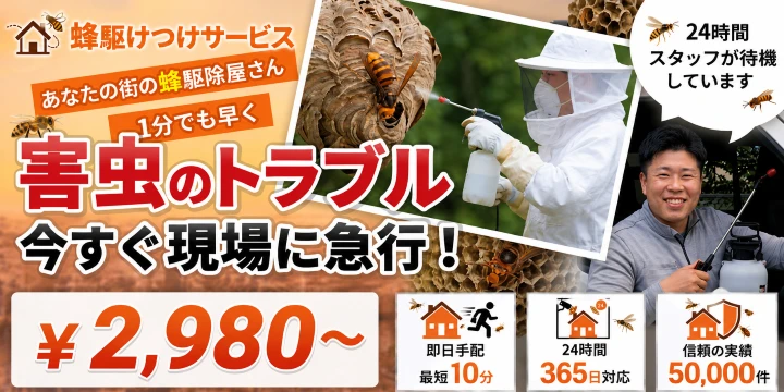 蜂 駆けつけサービスイメージ画像