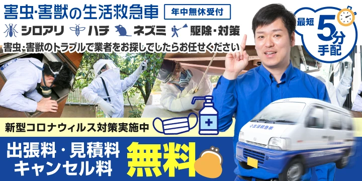害虫駆除の生活救急車