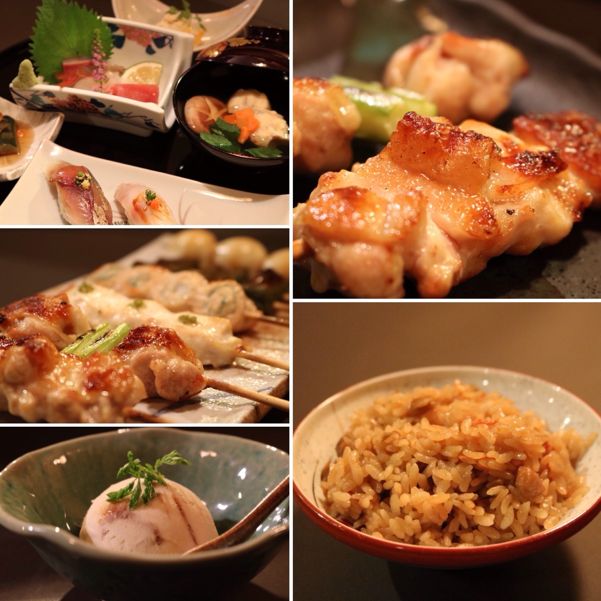 【会席プラン】 熟成魚と焼き鳥コース