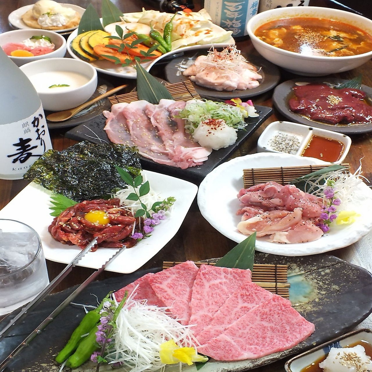 店長イチオシ★ライス食べ放題付【選べる!人気MENU堪能】コース5000円+1000円で100分飲み放題OK